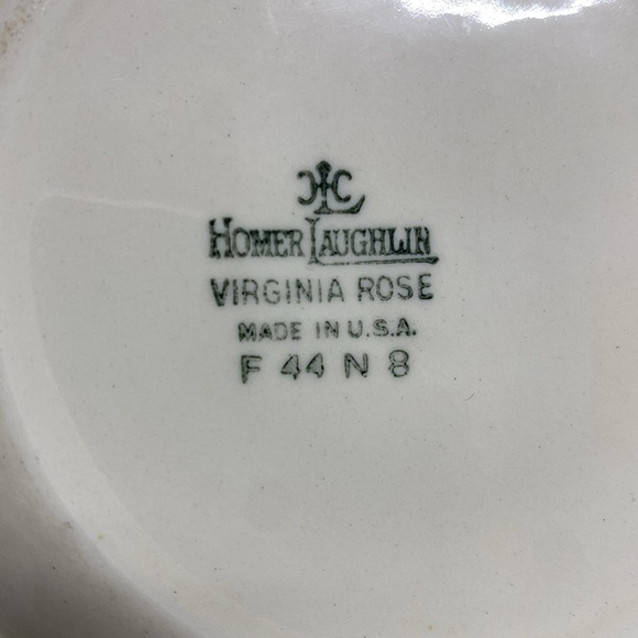 Homer Laughlin Silver Virginia Rose Patrician Bread and Butter Plates Set of Six - Picture 4 of 16